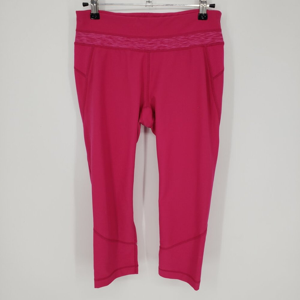 3/$25 Talbots Cropped Workout Leggings‎ SP Performance Active Capri Hot Pink